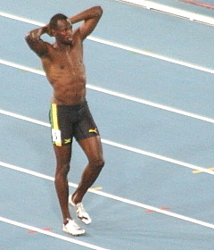 Usain Bolt a kiugrás után/ml