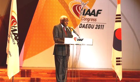 Lamine Diack az IAAF elnöke/foto: IAAF