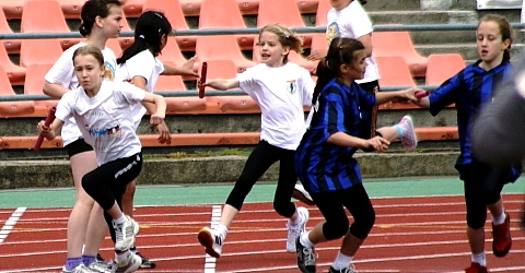 Gyermekverseny a Puskás stadionban/ml