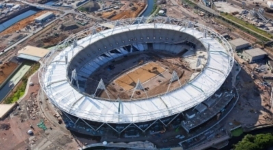 Az épülő Olimpiai stadion