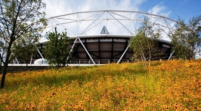 Az épülő Olimpiai stadion