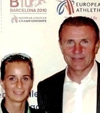 Szergej Bubkával Barcelonában - 2010
