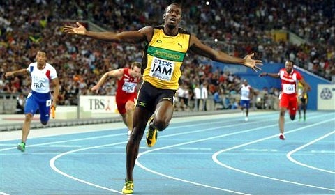 Usain Bolt 200-on Daeguba/iaaf