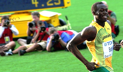 Usain Bolt a berlini VB-n-2009/ml