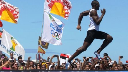 Usain Bolt Rioban/bbc