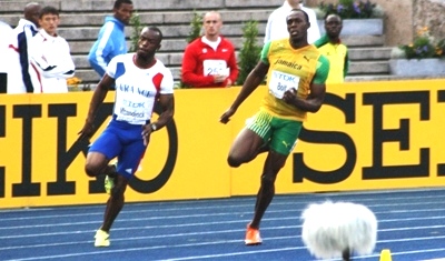 Bolt 200 m középfutam Berlin