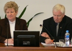Rónavölgyi Endréné polgármester és dr.Schulek Ágoston