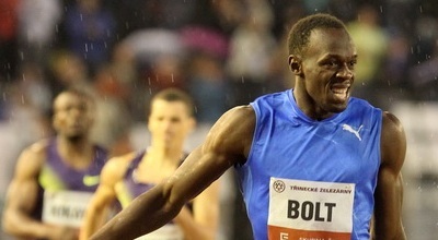 Bolt a 300 méteres célban - 2010 Ostrava