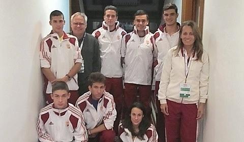 A magyar csapat Belgrádban