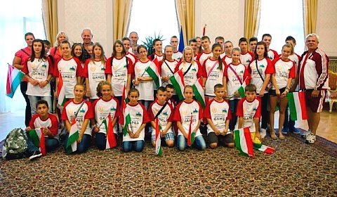 A magyar csapat Varsóban